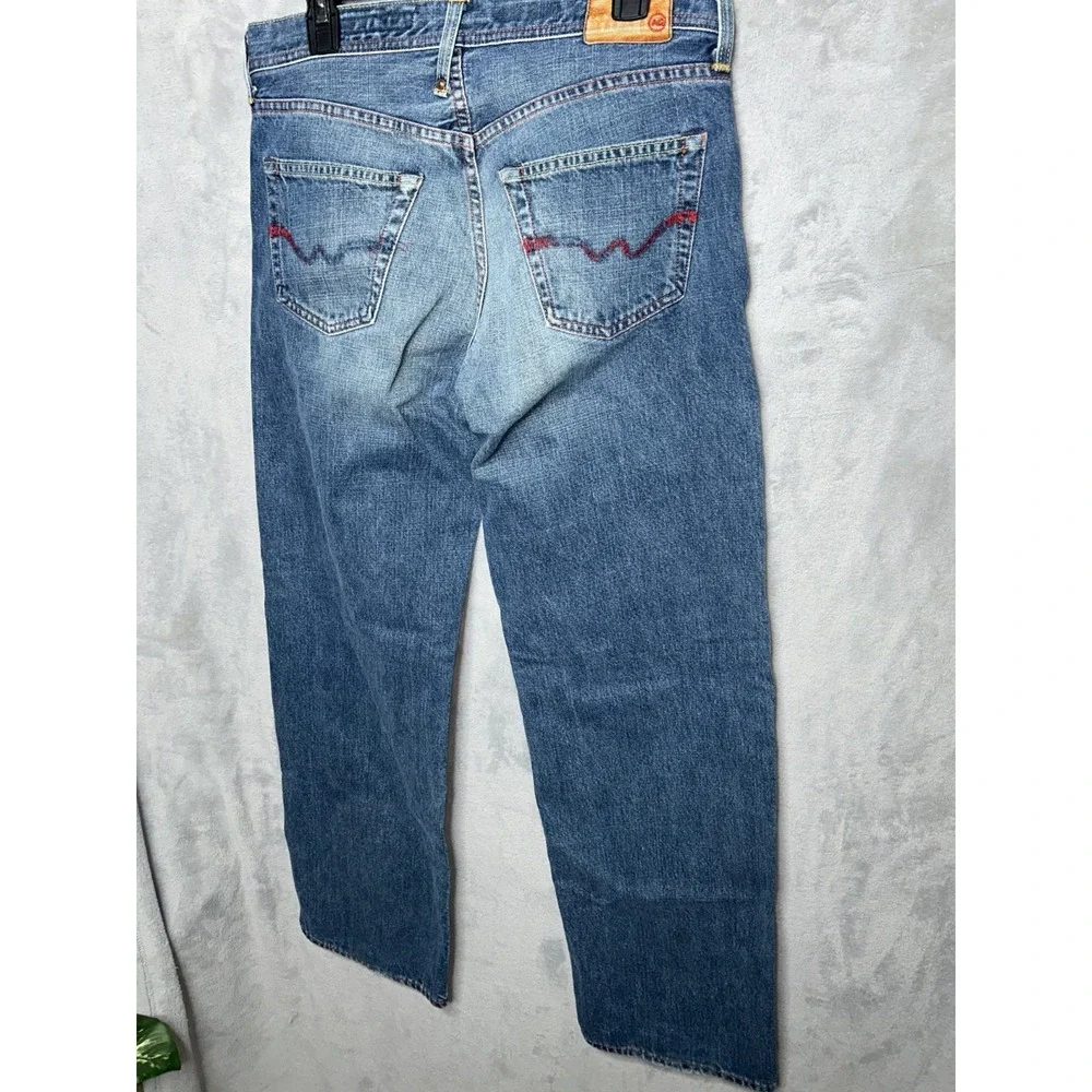 Adriano Goldschmied The Icon Jeans 32x34 Mens Wide Leg Y2K Baggy Pants Rare USA